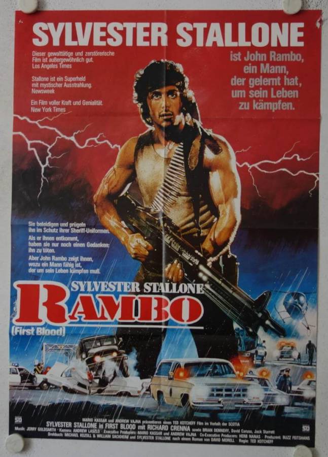 First Blood original release german movie poster